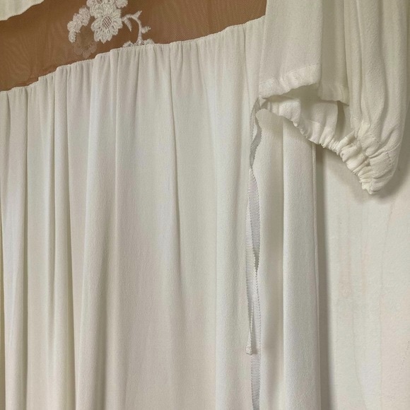 For Love and Lemons Eva Midi White Dress Small - Picture 9 of 15